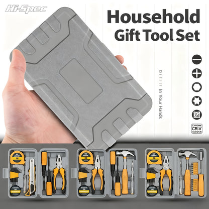 40/24pcs Household Tool Set, Multifunctional Complete Set of Combined Hardware Tools, Daily Tool Box, Home Maintenance, Steel Material, with Screwdriver, Pliers, Wrench, and More, for Home and Car Use, Home Maintenance Tools