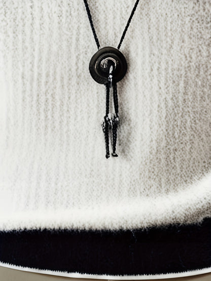 Տղամարդու կլոր վզնոցով սվիտեր, աշնանային և ձմեռային նոր ոճեր, նորաձև և բազմակողմանի, դիմացկուն, հաստ և տաք, երկար թևքերով, վանդակավոր նախշերով, մաշկին հարմար, հարմարավետ, փափուկ, երիտասարդական և նորաձև, նեղ չափսերով, նորաձև, գործնական