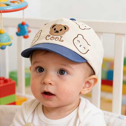 Toddler Sun Hat with Soft Brim, Lightweight Outdoor Cap 3-24 Months