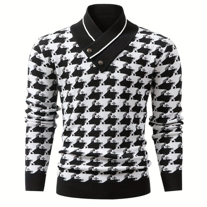 Temujin OBM տղամարդկանց նորաձևության նորաձևության նորաձևության նորաձևության նորաձևության ժակարդե տրիկոտաժե երկար թևքով պուլովեր սվիտեր