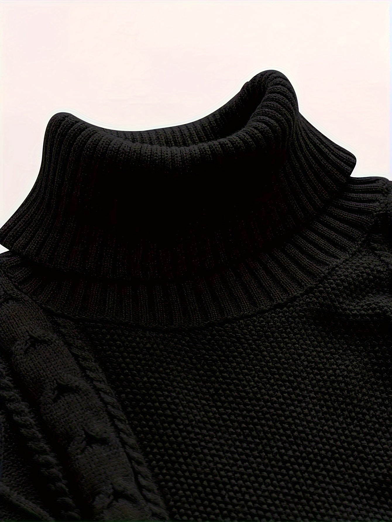 2024 New Cross-Border Men'S Plaid Knit Pullover Sweater (Men'S Warm Top)