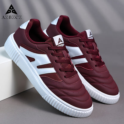 Men's Low-Top Athletic Sneakers Casual Lace-Up Shoes
