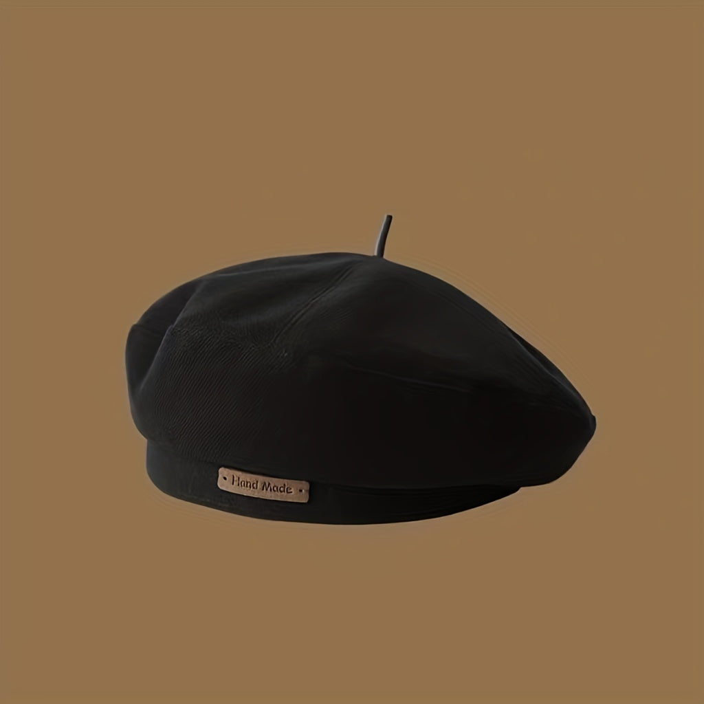 Unisex Acrylic Beret Hat Lightweight Elastic Spring to Winter