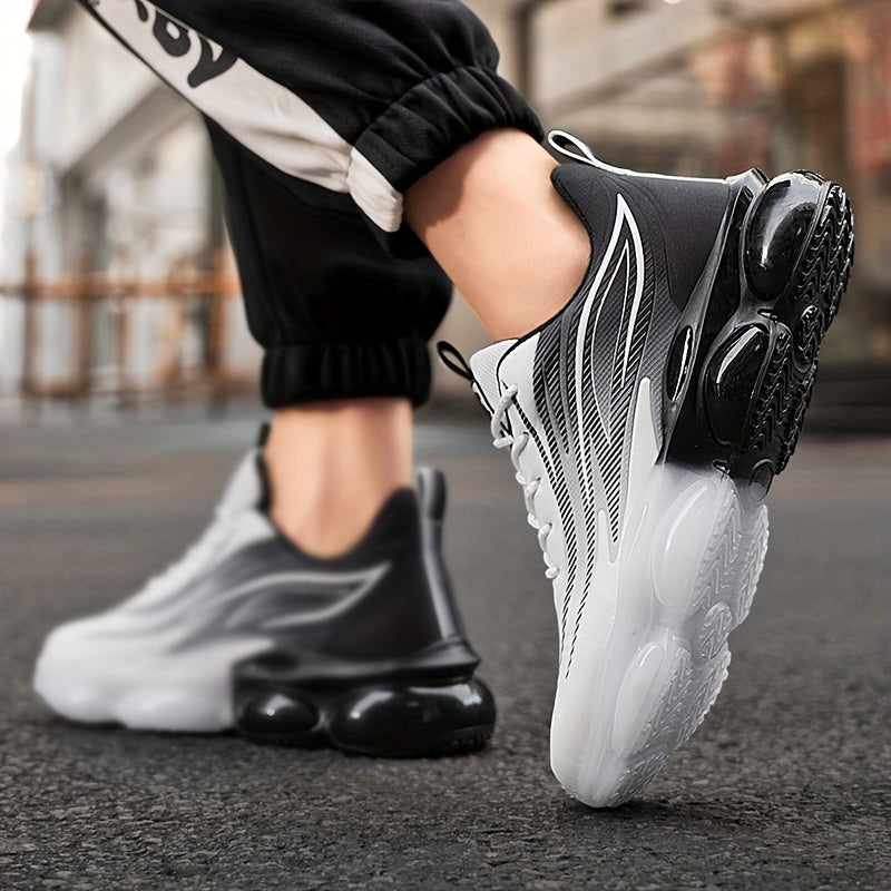 Men's Breathable Mesh Running Sneakers with Air Cushioning, Comfortable and Breathable to Wear - ayq