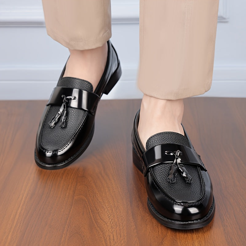 Men's Casual Slip-On Ankle Loafers with Rubber Sole