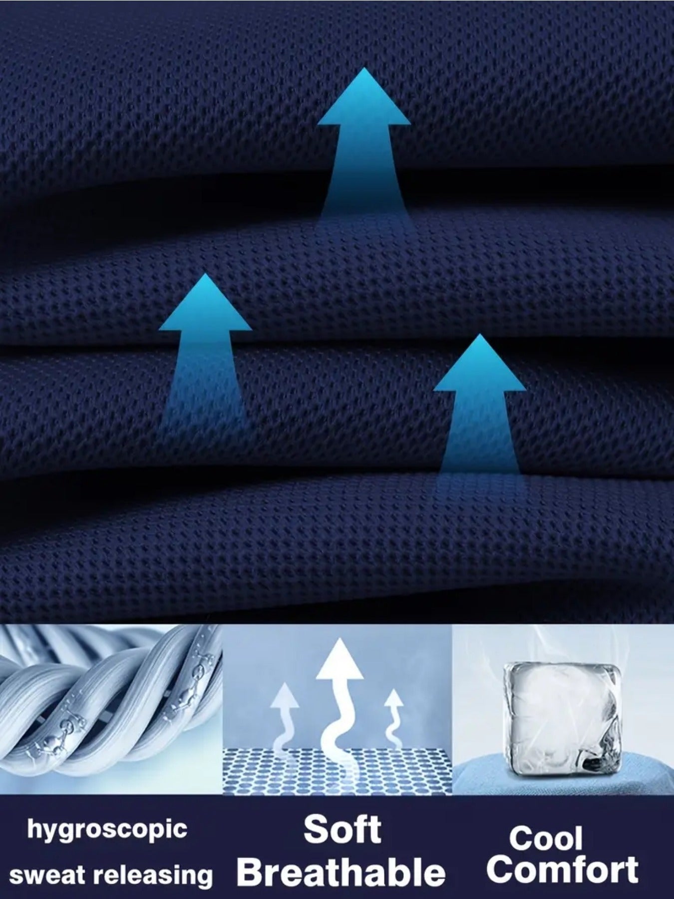 3pcs Men's Fashion Business Short-Sleeve Shirts, Collar Design, Simple and Elegant, Enhances Silhouette and Leg Length, Lightweight and Comfortable Knitted Polyester Fabric, Breathable and Skin-Friendly, Packaged in Bags (No - ayq