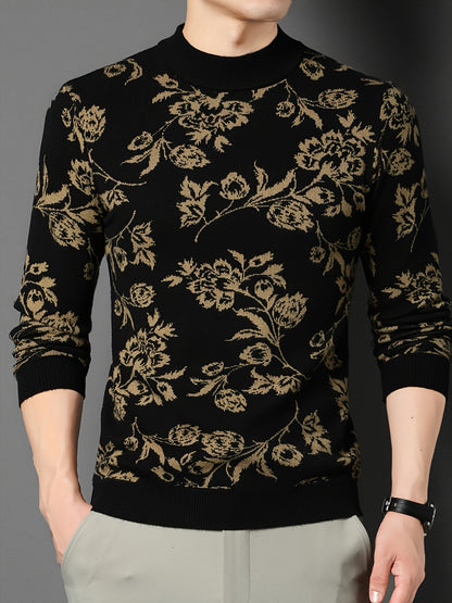 Նոր աշնանային և ձմեռային հավաքածուն ներառում է տղամարդկանց երկարաթև տրիկոտաժե սվիտեր՝ ծաղկային նախշերով, ձևավորված ակոսավոր դետալներով: Այս առօրյա և ոճային սվիտերը կատարյալ է աշնանային և ձմեռային սեզոններին ամենօրյա կրելու համար: