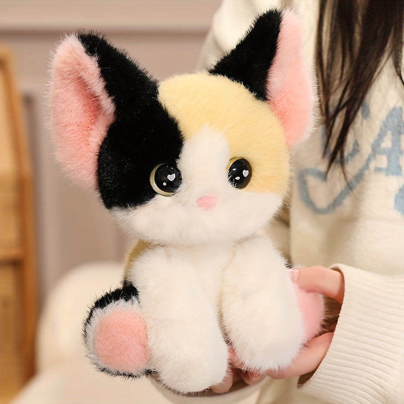 1 հատ Kawaii մուլտֆիլմային փափուկ փափուկ կատվի սիմուլյացիոն փափուկ խաղալիքներ - սիրուն փափուկ խաղալիքներ սեղանի ընկերոջ, տան դեկորի, բազմոցի դեկորի, սենյակի դեկորի, տոնական և ծննդյան նվեր ընկերների և ընտանիքի համար