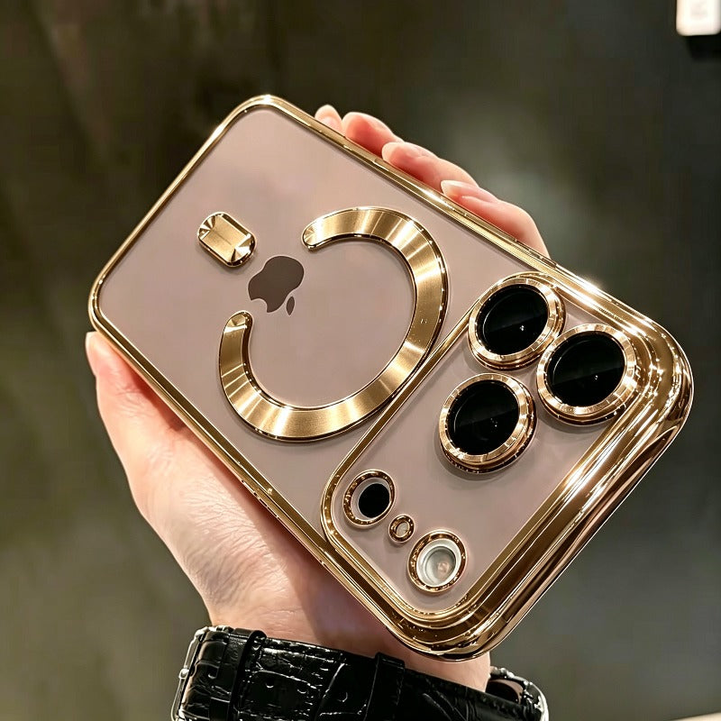 Luxury Shock-Resistant Magnetic Phone Case for iPhone 18/17 Pro Max