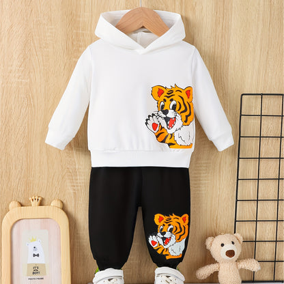Toddler Baby Boy Clothes Outdoor Set Long Sleeve Sweatshirt Top Casual Pants Fall Winter Outfit Sweatsuit