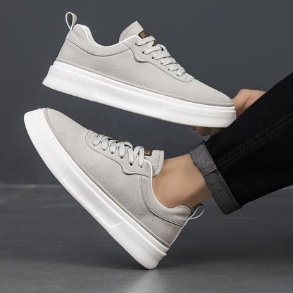 Men's Lightweight Breathable Skate Sneakers with Slip-Resistant Sole