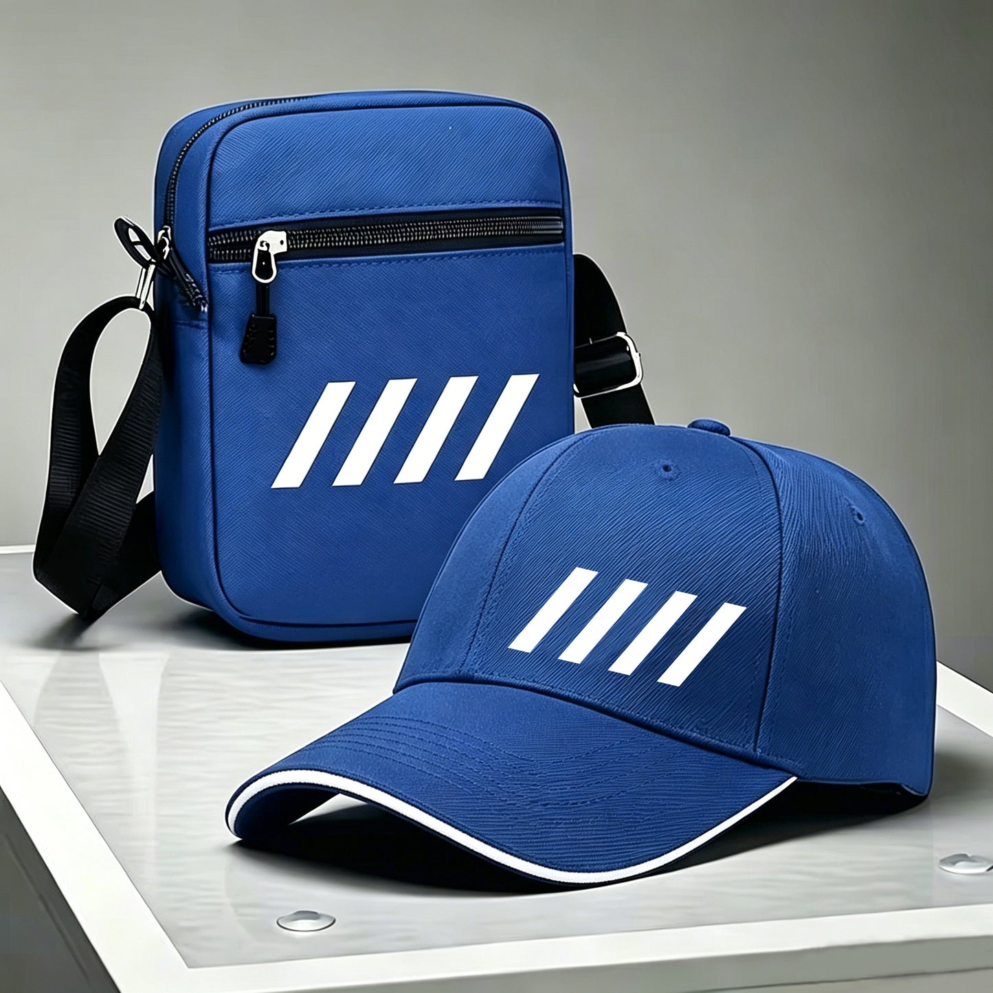 Unisex Baseball Cap and Shoulder Bag Set – Trendy Streetwear