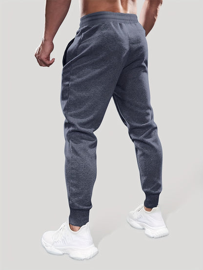Men's Slim Fit Multi-Pocket Joggers - Lightweight Stretch Knit