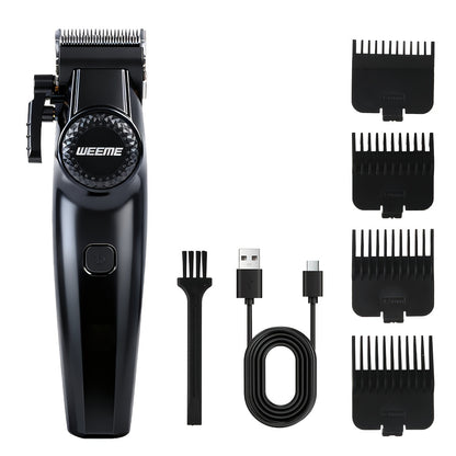 WEEME Men's Hair Clipper with Limit Comb - Professional -Suitable (Clipper Compatible) Hair Cutting for Shaving, Body Grooming & DIY Hairstyles - & Portable Barber-Grade Clipper for Men (Golden, Green, Black)