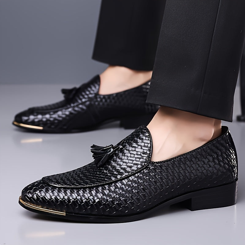 Men's Casual Slip-On Low Top PU Shoes for All Seasons