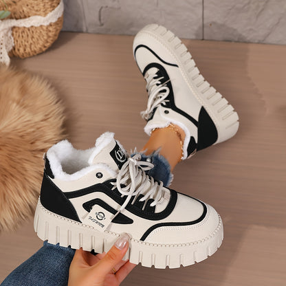 Women'S Winter Snow Boots - Non-Slip TPR Sole, Warm Insulated Cold Weather Shoes with Cushioned Insole - All-Season Outdoor & Everyday Boots for Women - Easy-Clean, Winter Footwear, Durable Traction Footwear, Cold Weather Foo