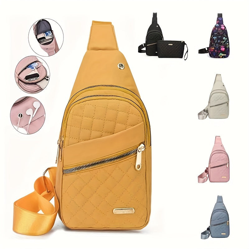 Women's Chest Bag, Large Capacity Crossbody Bag - Ayq