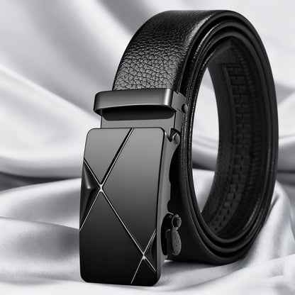 4pcs Men's wallet+Men's belt set, etc., Men's Father's Day gift, daily matching use, retro fashion business trend gorgeous versatile Men's wallet, suitable for holiday gift giving, Christmas Valentine's Day birthday gift (exc