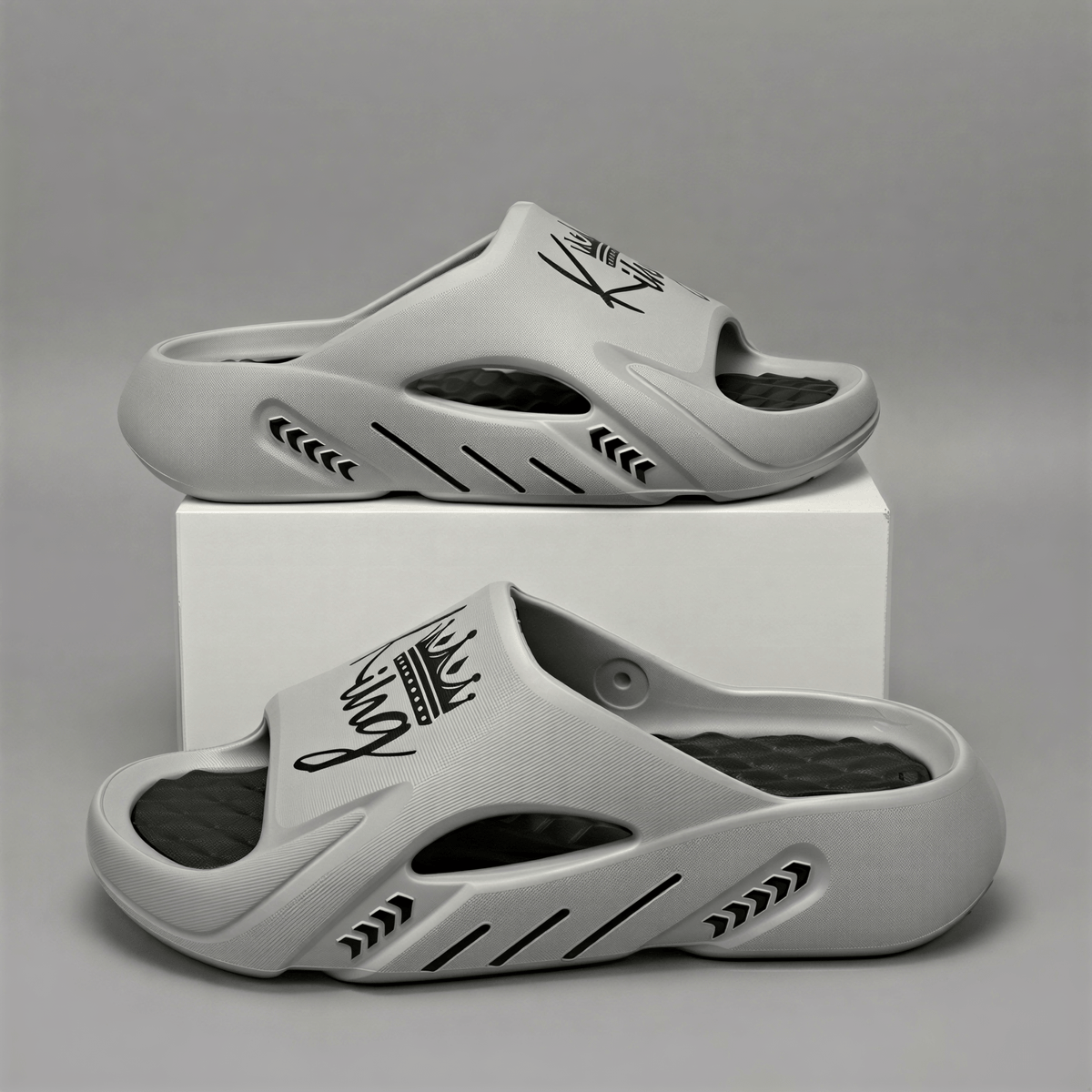 Men's EVA Casual Slip-On Slippers - Soft, Non-Slip, All-Season
