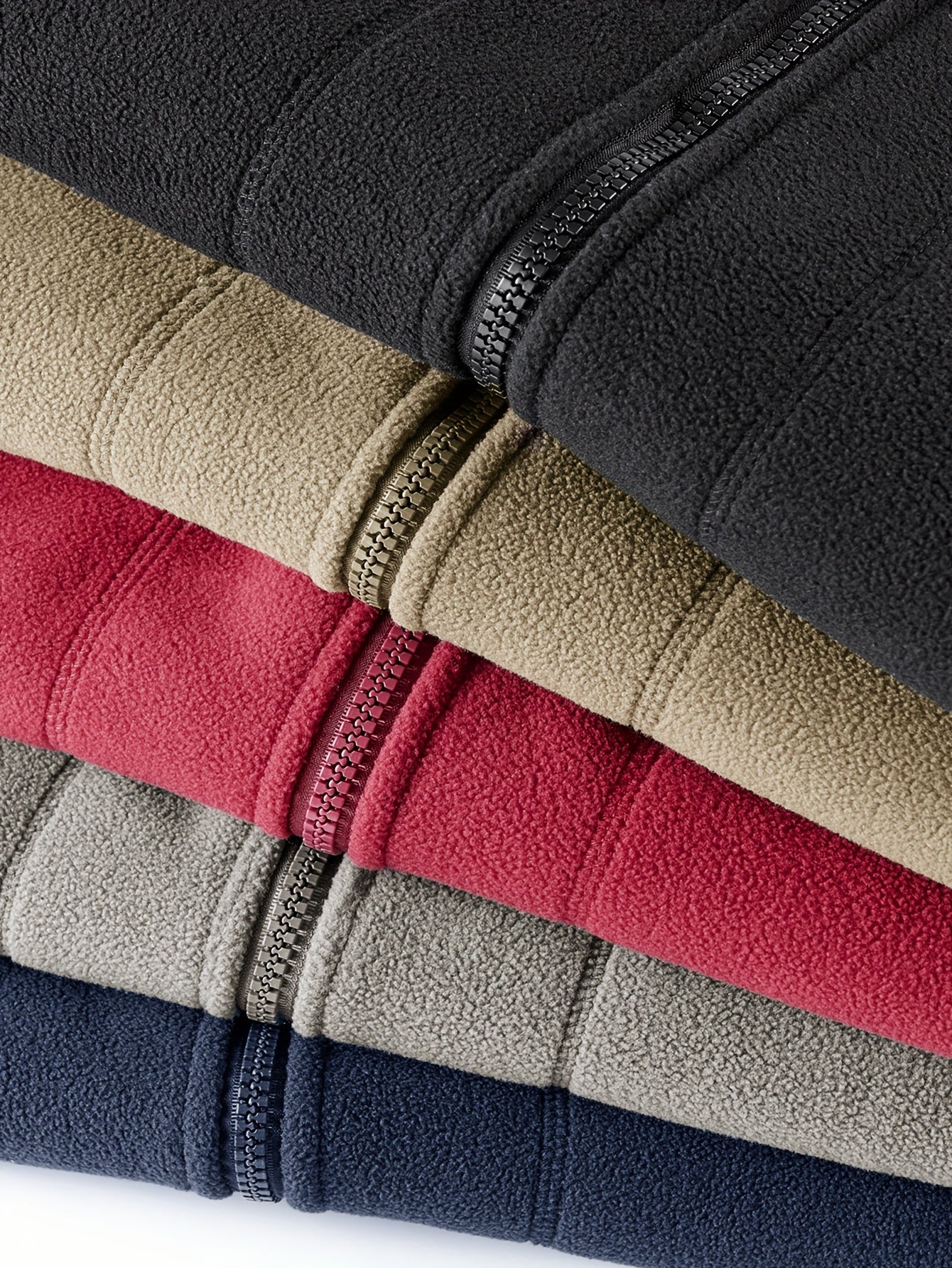 Men's Warm Stand Collar Cardigan Jacket, Honeycomb Heat-Retaining Graphite Lining, Thermal Insulation, Warmer Upper Body, Quality Men's Wear, Warm Lining, Carbon Fiber Technology - Full-Zip Winter Coat, Full-Length Zipper, Ma