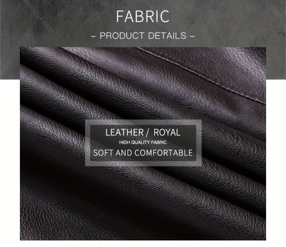 Siji Dou OBM տղամարդու վերարկու, նոր աշնանային/ձմեռային բրդյա ծածկույթով բաճկոն՝ արհեստական ​​մորթուց օձիքով, նորաձև առօրյա բաճկոն տղամարդկանց համար