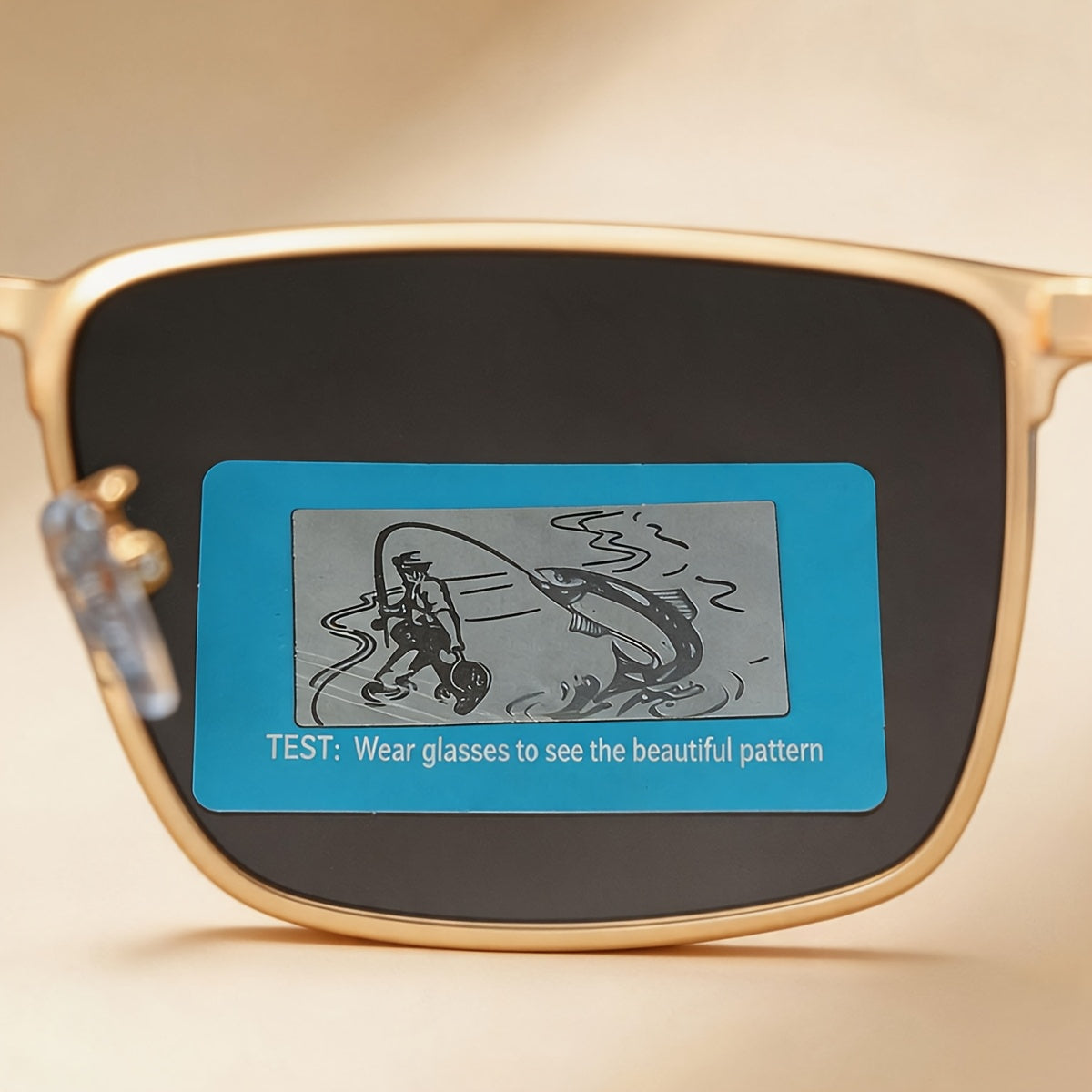 Men's Polarized Casual Sunglasses with Stainless Steel Frame