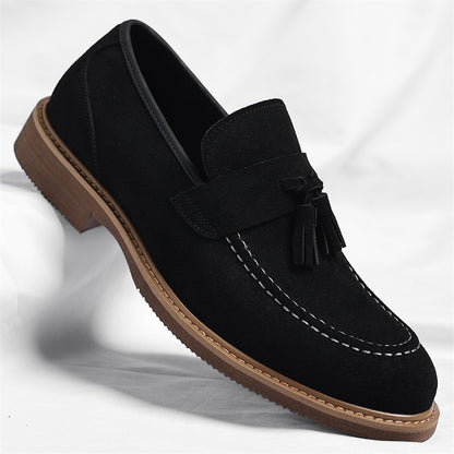 Men's Tassel Loafers Business Casual Slip-On Dress Shoes