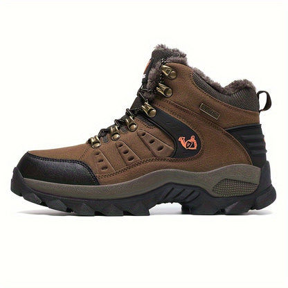 Winter Plus Velvet Warm Outdoor Hiking Shoes Men And Women Casual Sports Shoes Couples Large Size Shoes