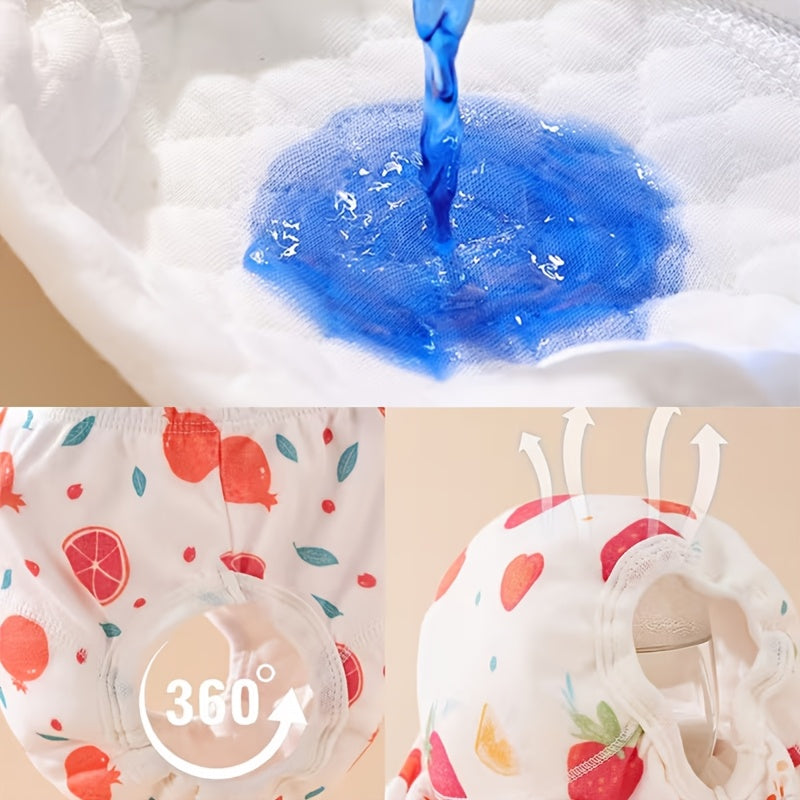 2pcs Kids Potty Training Pants with Leak-Proof Cotton, Unisex