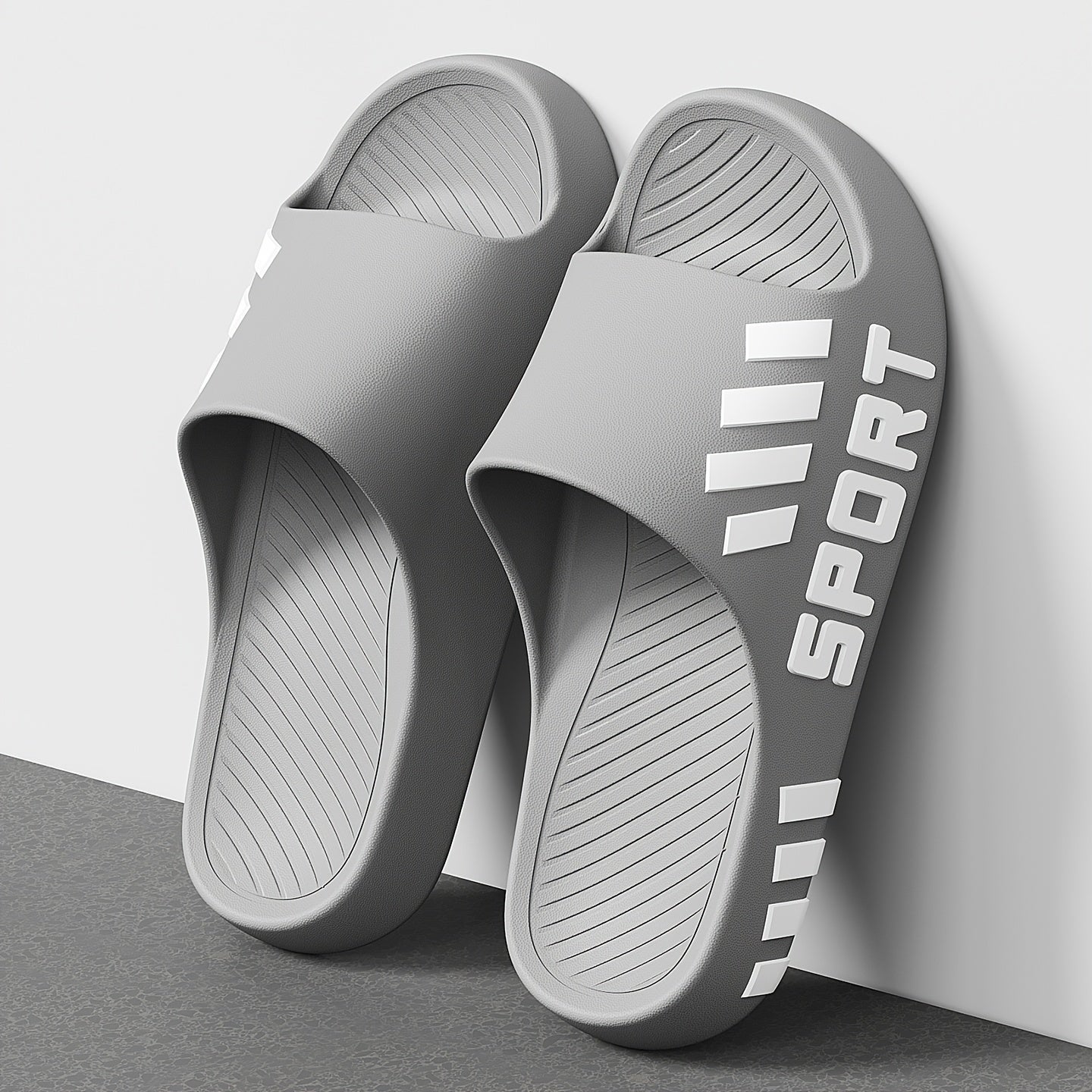 Men'S Stylish Slippers - Non-Slip, Odor-Resistant Summer Beach Sandals | Comfortable EVA Open-Toe Slides, Suitable for Indoor And Outdoor Wear, Summer Sandals - ayq