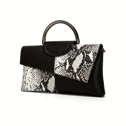 Եվրոպական և կանացի կոկորդիլոսի նախշերով արհեստական ​​կաշվե ճիրան, նրբագեղ երեկոյան ձեռքի պայուսակ, կանանց համար նախատեսված ուսի պայուսակ