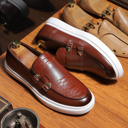 Men's British Style Slip-On Loafers Casual Business Shoes