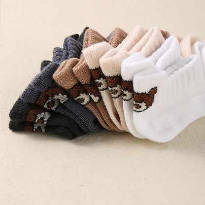 5 Pairs Breathable Knee-Length Socks for Baby Spring Summer