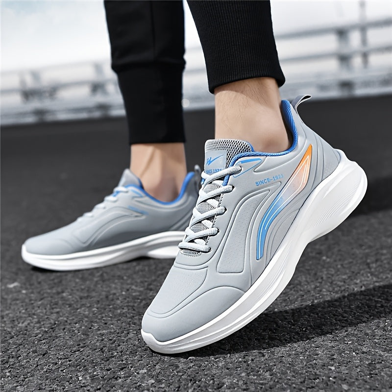 Men's Low-Top Lightweight Running Shoes with Cushioned Sole