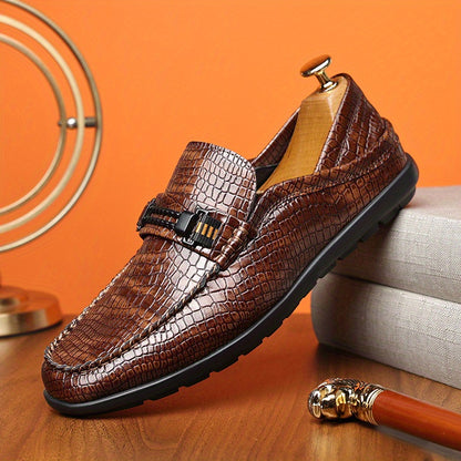 Men's All-Season Casual Slip-On Loafers with Rubber Sole