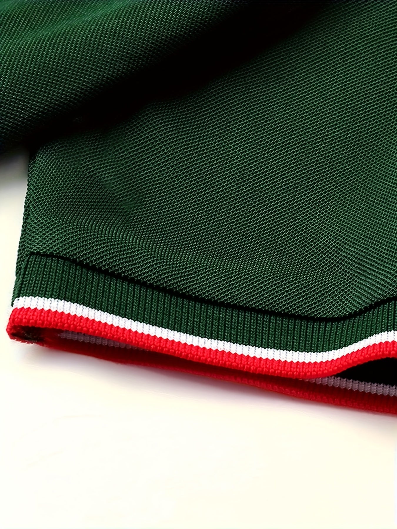 Men'S Comfortable POLO Shirt | Classic Button-Up Lapel Collar, Casual Style, Short Sleeve, Solid Color - ayq