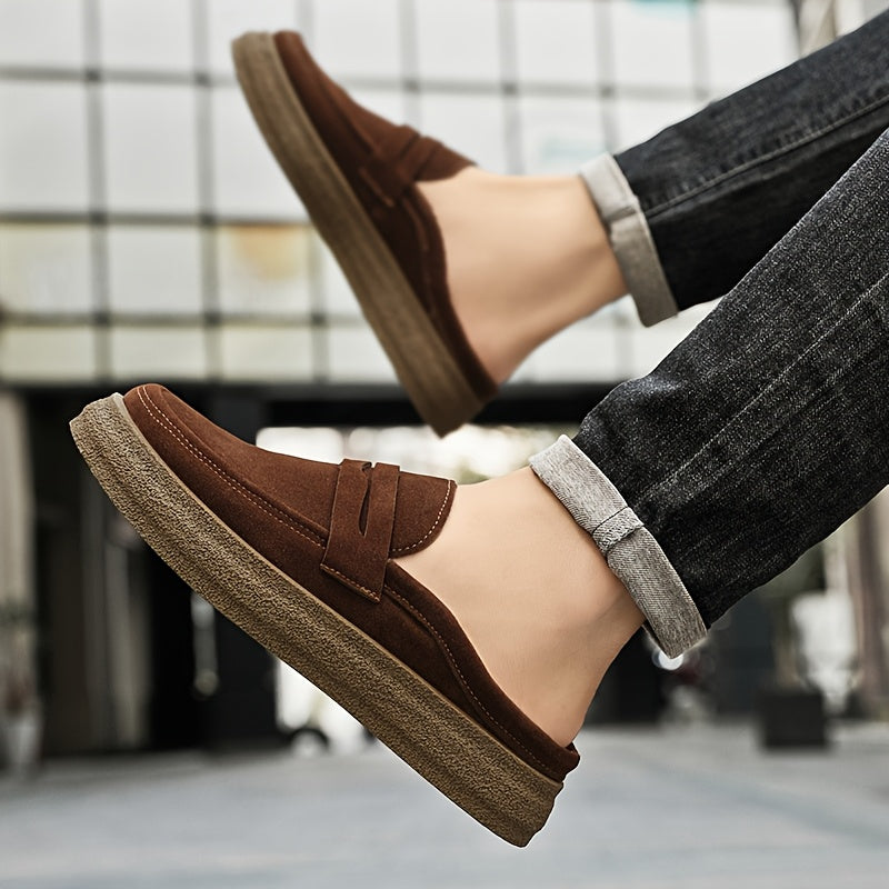 Men's Spring Outdoor Slip-On Thick-Soled Casual Slippers