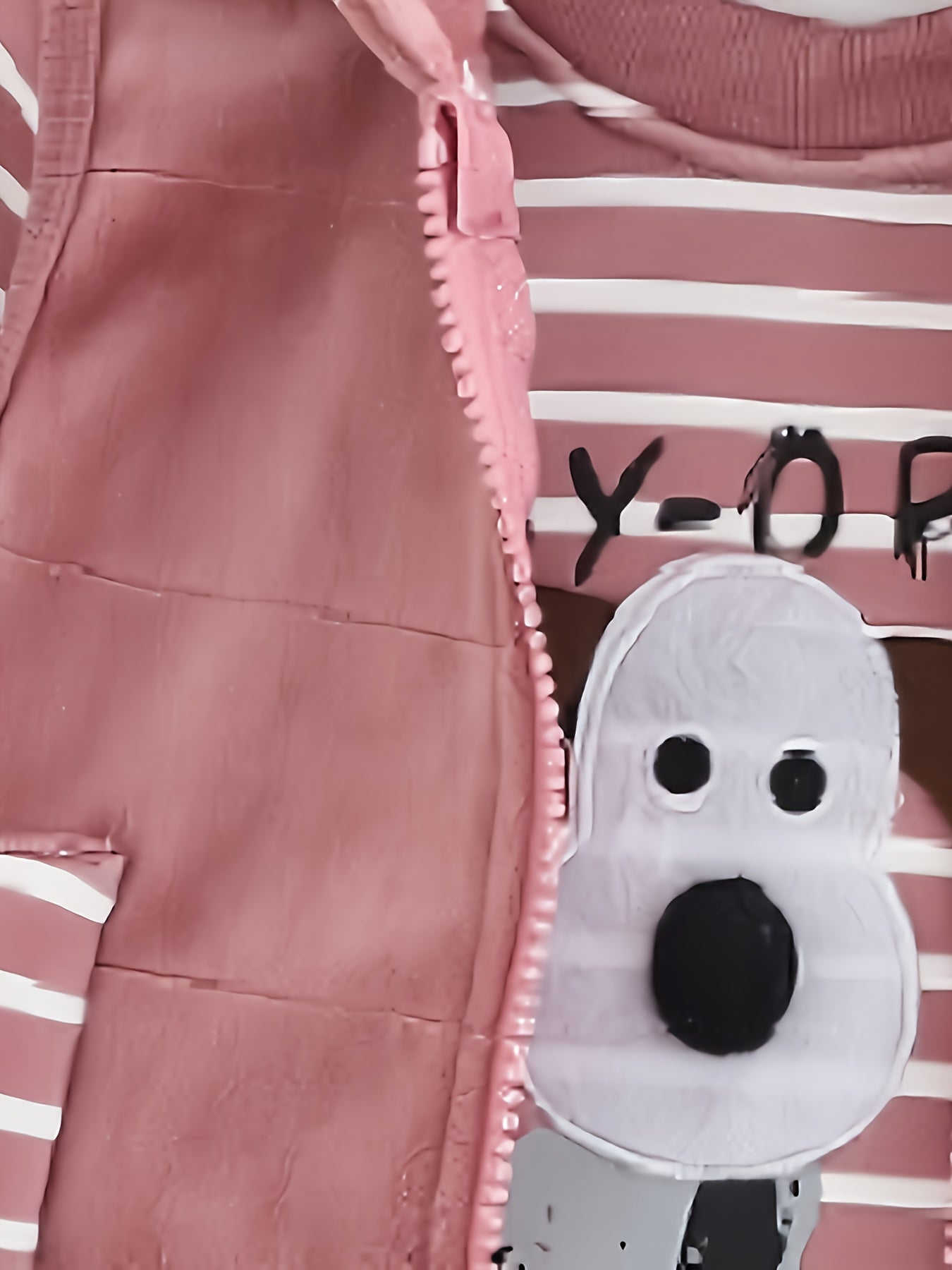 BABICOLOR-ի ձմեռային 3 հատ շան նախշերով գլխարկով բաճկոնի և տաբատի հավաքածու - տաք, ազատ հագուստ, ձմեռային հագուստ առաջին լուսանկարահանումների համար, առօրյա ցուրտ եղանակի վերնազգեստ, իդեալական է բացօթյա օգտագործման համար