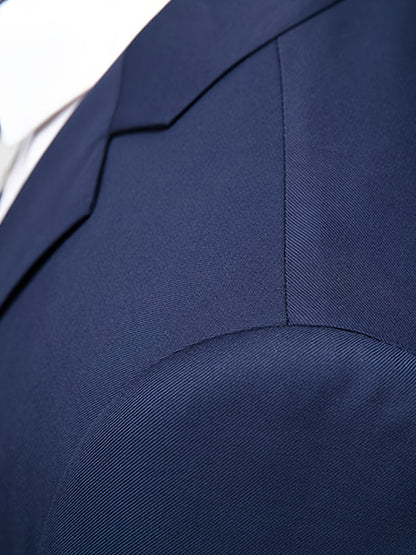 Men's Suit Set 2pcs Suit and Trousers Versatile and Fashionable for Parties, Weddings and Ceremonies