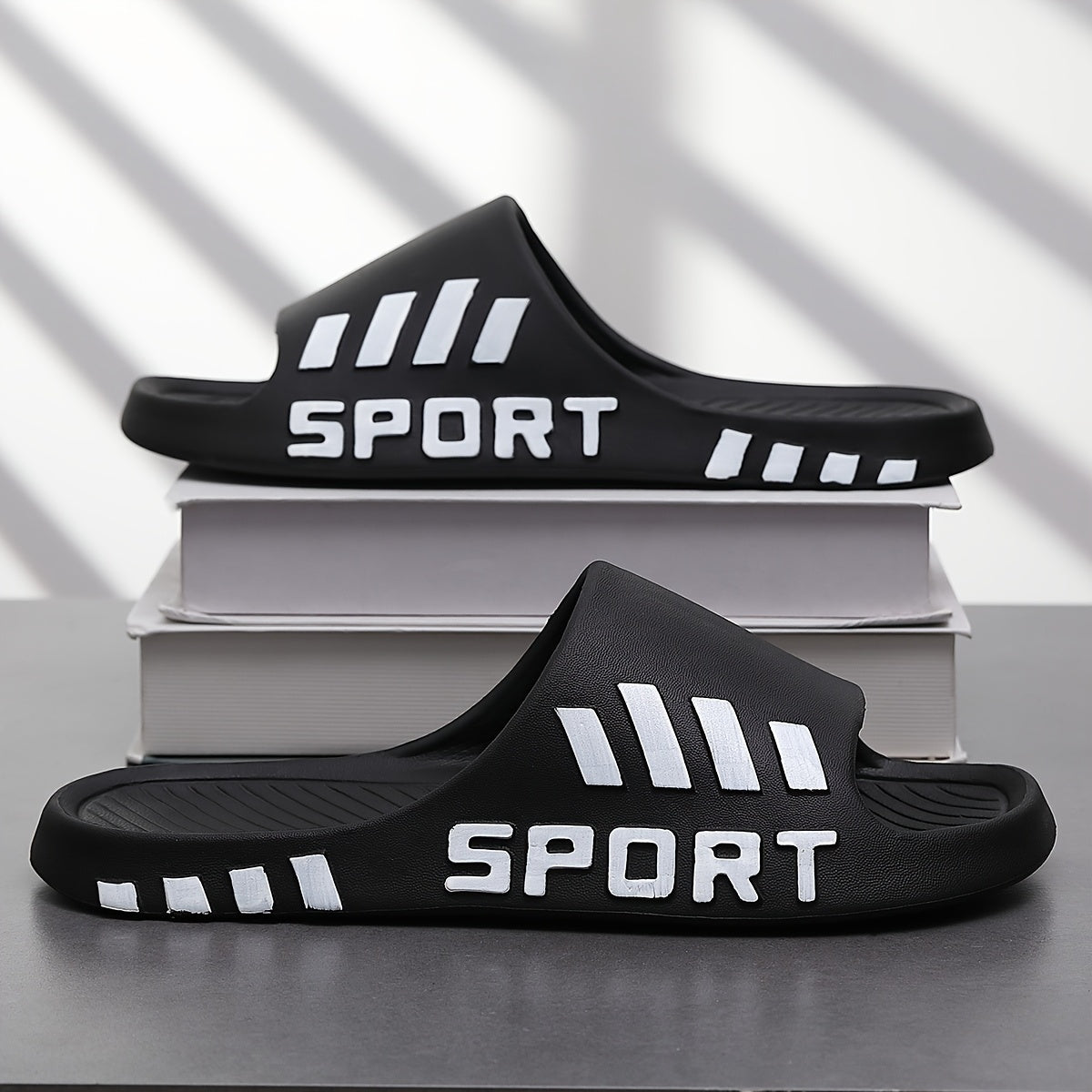 Men's Casual Sports Slippers Slip-On EVA Anti-Slip All-Season
