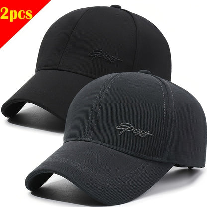 Men's Embroidered Duckbill Baseball Cap - Lightweight & Breathable