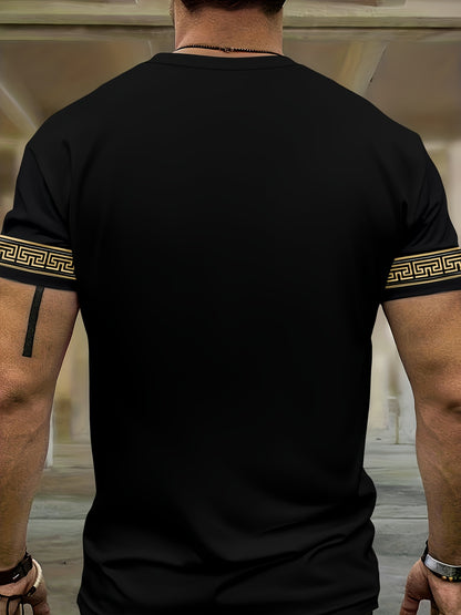 Men's Casual Summer Crew Neck Short Sleeve and Shorts Set