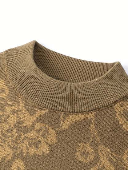 Նոր աշնանային և ձմեռային հավաքածուն ներառում է տղամարդկանց երկարաթև տրիկոտաժե սվիտեր՝ ծաղկային նախշերով, ձևավորված ակոսավոր դետալներով: Այս առօրյա և ոճային սվիտերը կատարյալ է աշնանային և ձմեռային սեզոններին ամենօրյա կրելու համար: