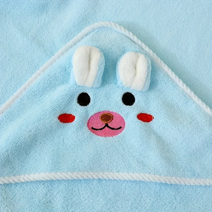 Adorable Cartoon Youngsters' Bath Towel - Soft, Absorbent & Wearable - Perfect for Showers & Gifts