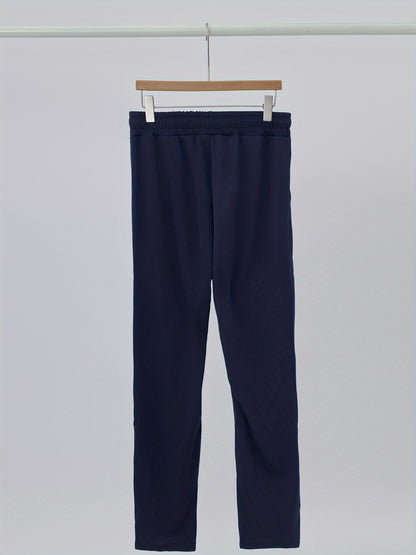 Men's Casual Two-Piece Set - Stretch Comfort Fabric - Suitable for Spring/Autumn Seasons - ayq