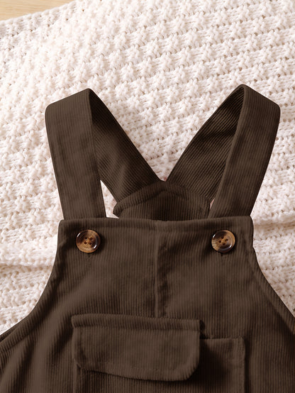 Cute Baby Unisex Suspender Pants for Spring and Fall - ayq