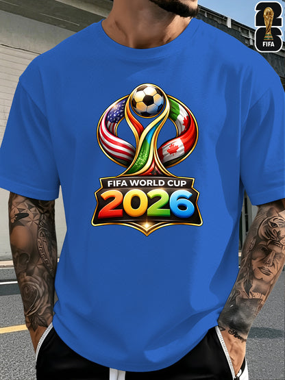 Men's FIFA 2026 World Cup Cotton Blend Casual T-Shirt