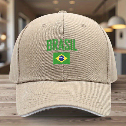 Lightweight Adjustable Brazil Flag Baseball Cap for Men & Women