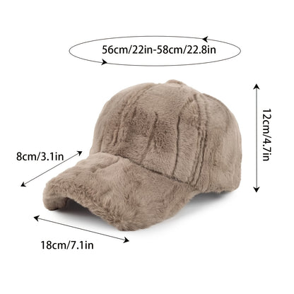 Cozy Fall/Winter Wool Knit Hat with Sun Protection Toggle
