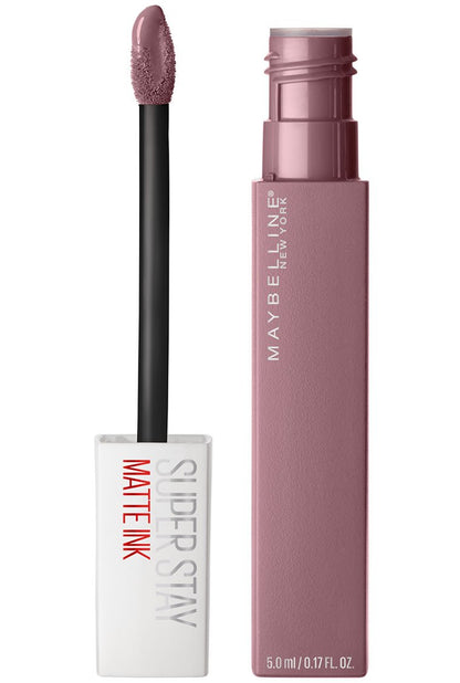 Maybelline Super Stay Matte Ink Liquid Lipstick Makeup, Long Lasting High Impact Color, up to 16H Wear, Exhilarator, Ruby Red, 1 Count, Packaging May Vary